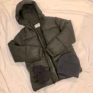OLD NAVY, green boys jacket, size 10/12